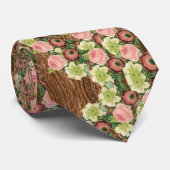 Mannen Designer Stropdassen Floral (Opgerold)