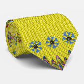 Mannen Designer Stropdassen Geel (Opgerold)