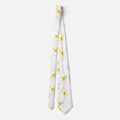 Mannen Designer Stropdassen Gele sterren (Achterkant)