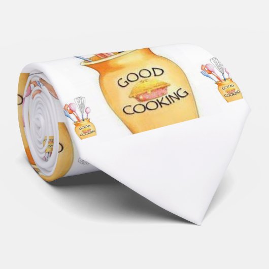 Mannen Designer Stropdassen Good Cooking (Opgerold)