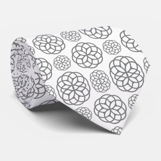 Mannen Designer Stropdassen Grey (Opgerold)