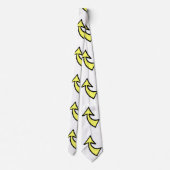 Mannen Designer Stropdassen Happy Yellow Arrow (Achterkant)