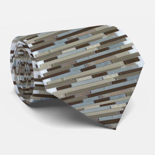 Mannen Designer Stropdassen Mosaic (Opgerold)