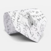 Mannen Designer Stropdassen Polar Beer (Opgerold)