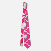 Mannen Designer Stropdassen Roze (Achterkant)