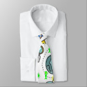 Mannen Designer Stropdassen Spaceship Aliens Astro (Gebonden)