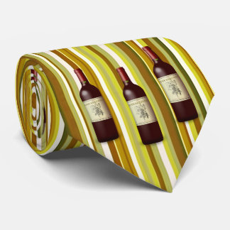 Mannen Designer Stropdassen Wine Stripe