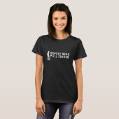 Mannen deskundige ring pull finder metaaldetectie t-shirt (Voorkant volledig)