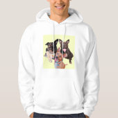 Mannen Dexter, Duke, & Lucy Hoodie (Voorkant)