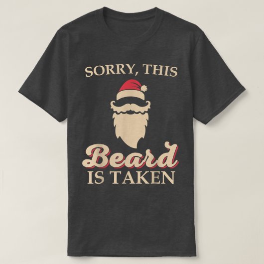 Mannen, deze baard is met Kerstmis. T-shirt (Design voorkant)