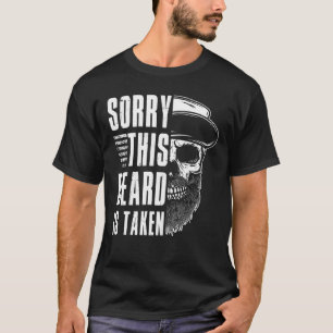 Mannen, deze baard wordt gebruikt voor Man met een T-shirt