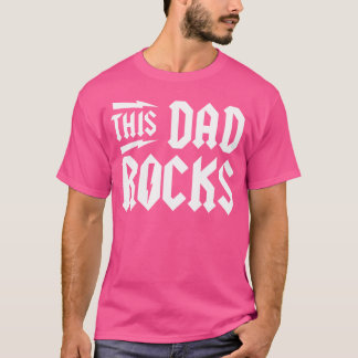 Mannen Deze Vader Rocks Vaderdag Rock Muziek Rocka T-shirt
