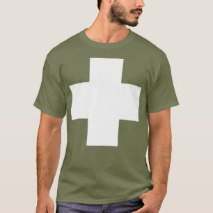 Mannen Deze-Zwitserse-vlag-is-a-Big-Plus Premium T-shirt