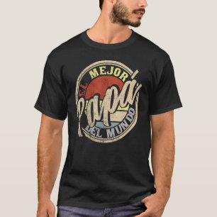 Mannen Dia Del Padre  Vaderdag El Mejor T-shirt