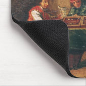 Mannen die Backgammon in een Tavern spelen Muismat (Hoek)