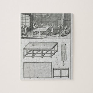 Mannen die biljarten spelen, van de "Encyclopedie  Legpuzzel