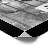 Mannen die de Muziek van Jazz door een Polar Beer Poster (Hoek)