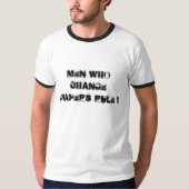 Mannen die de overspelregel veranderen! t-shirt (Voorkant)