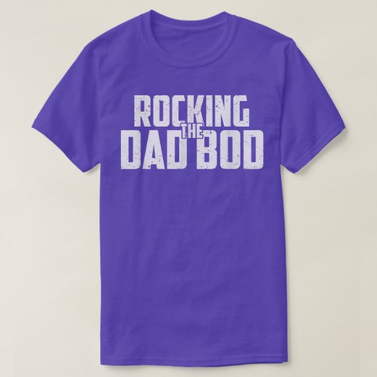 Mannen die de pap van de bod van de das slaan t-shirt (Design voorkant)