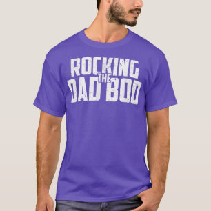 Mannen die de pap van de bod van de das slaan t-shirt