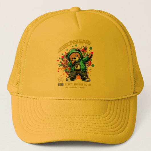 Mannen die FUTURE LESSONS LEARN HATS doen Trucker Pet (Voorkant)