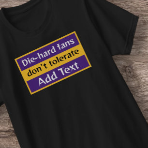 Mannen die-hard fan t-shirt