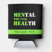 MANNEN DIE HEAL Custom Scripting Mental Health Blikjeskoeler (Voorkant)