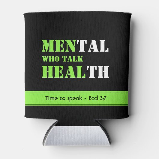 MANNEN DIE HEAL Custom Scripting Mental Health Blikjeskoeler (Voorkant)