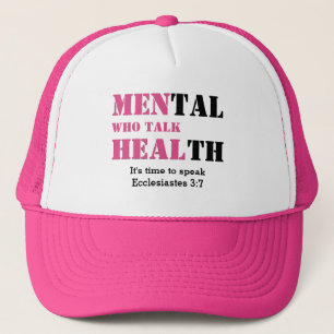 MANNEN DIE HEAL Mannen Mental Health PINK GEBRUIKE Trucker Pet
