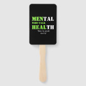 MANNEN DIE HEAL Mannen Mentale Gezondheid GEBRUIKE Handwaaier (Achterkant)