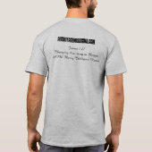 Mannen die het shirt van de Liefde delen (Achterkant)