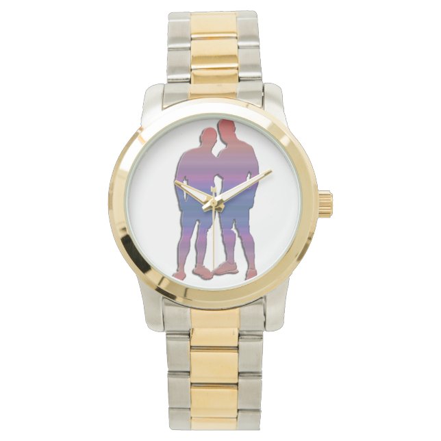 Mannen die horloge poseren (Voorkant)