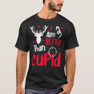 Mannen die ik beter ben dan cupid Valentijnsdag T-shirt