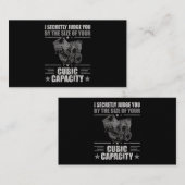 Mannen die ik geheim van oordeel ben over je groot visitekaartje (Voorkant / Achterkant)