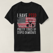 Mannen die ik heb  getitreerd op PTSD. T-shirt (Design voorkant)