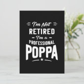 Mannen die ik niet moe ben... Ik ben een professio Bedankkaart (Staand voorkant)