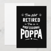 Mannen die ik niet moe ben... Ik ben een professio Bedankkaart (Voorkant / Achterkant)