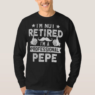 Mannen die ik niet moe ben... ik ben een professio t-shirt