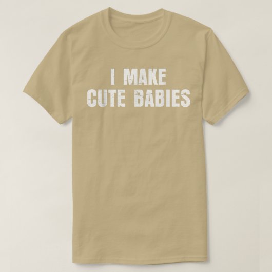Mannen die ik van Cute Baby's een nieuwe vader maa T-shirt (Design voorkant)