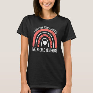 Mannen die ik vandaag niet kan spreken, heb ik met t-shirt