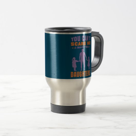 Mannen die je me niet kan schelen dat ik twee doch reisbeker (Voorkant rechts)