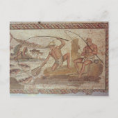 Mannen die op de Nijl vissen Briefkaart (Voorkant)