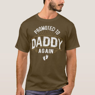 Mannen die opnieuw naar papa worden gepromoot Zwan T-shirt