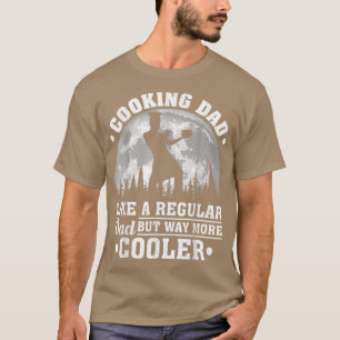 Mannen die pap als een gewone pap koken t-shirt