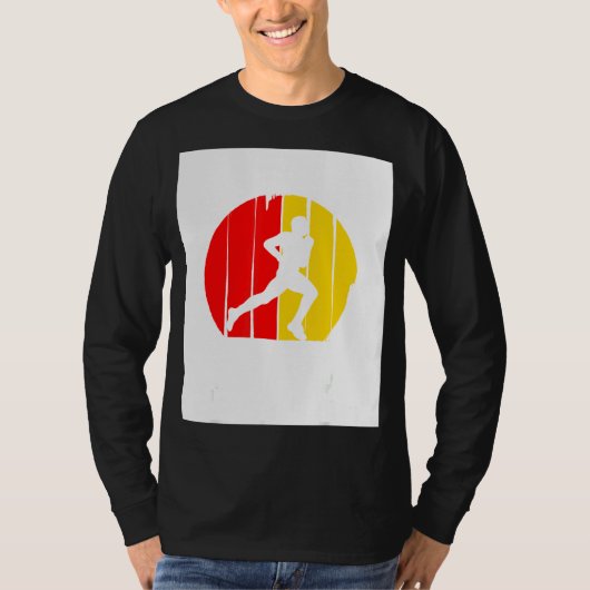 Mannen die pap als een gewone pap runnen, maar koe t-shirt (Voorkant)