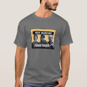 Mannen die samenwerken! WW2-Poster T-shirt (Voorkant)