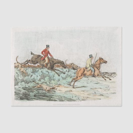 Mannen die tijdens het jagen van het Sporteren sle Tissuepapier (Voorkant)