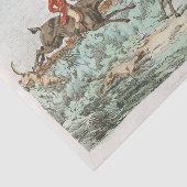 Mannen die tijdens het jagen van het Sporteren sle Tissuepapier (Detail)