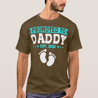 Mannen die voor het eerst in 2022 naar pappa zijn t-shirt