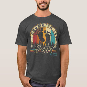 Mannen die voor het eerst in 2023 naar papavervade t-shirt